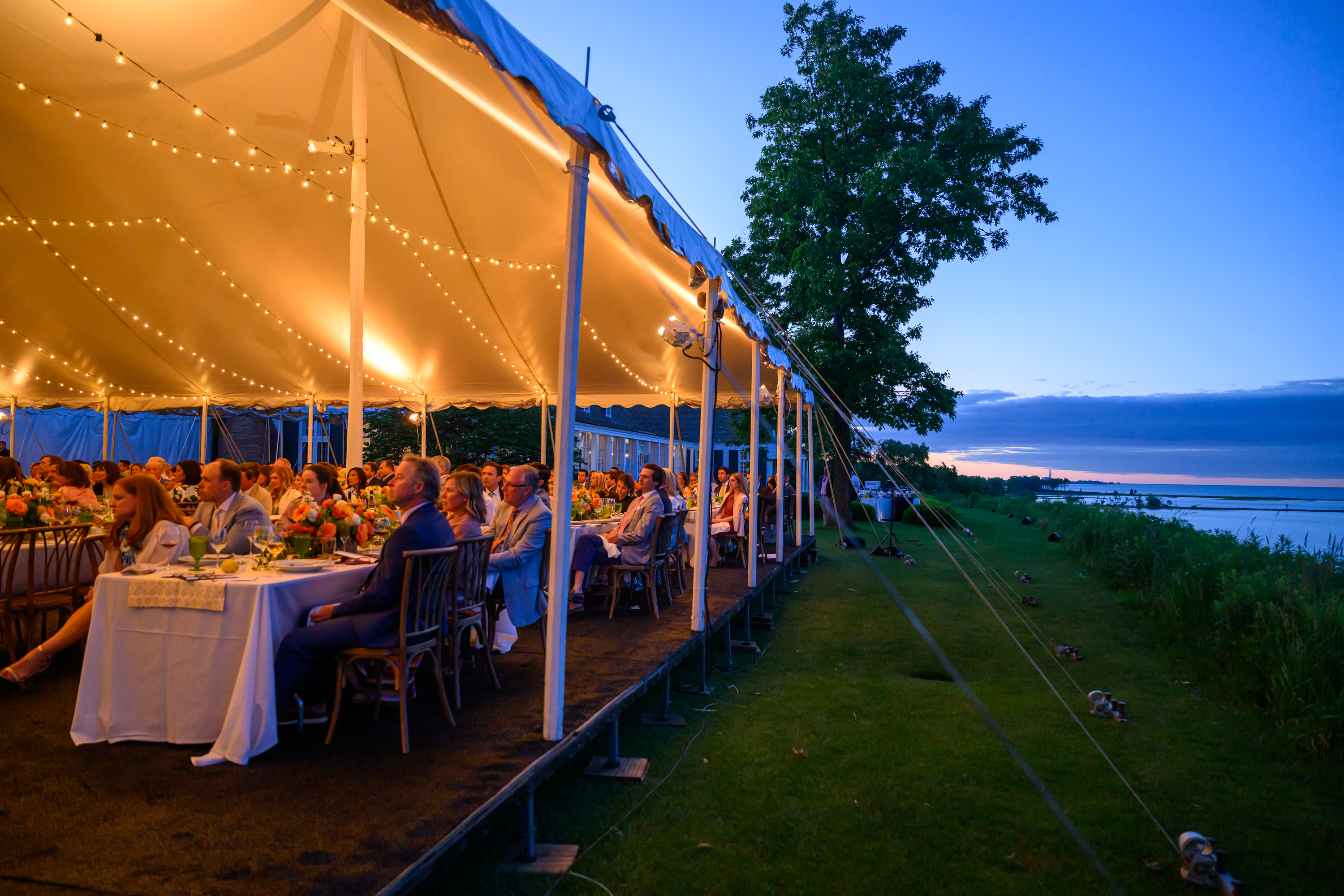 Dinner on the Bluff at Shoreacres, Lake Bluff
